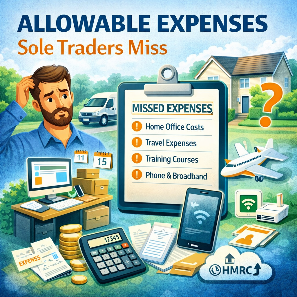 Allowable business expenses for sole traders
